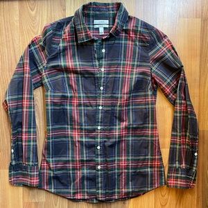 J. Crew Stewart tartan perfect shirt